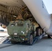 HIMARS loading onto a C-17 during Exercise Loobye