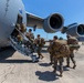 HIMARS loading onto a C-17 during Exercise Loobye