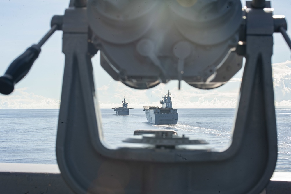 USS New Orleans' Bilateral Exercise in the Caroline Basin 2021