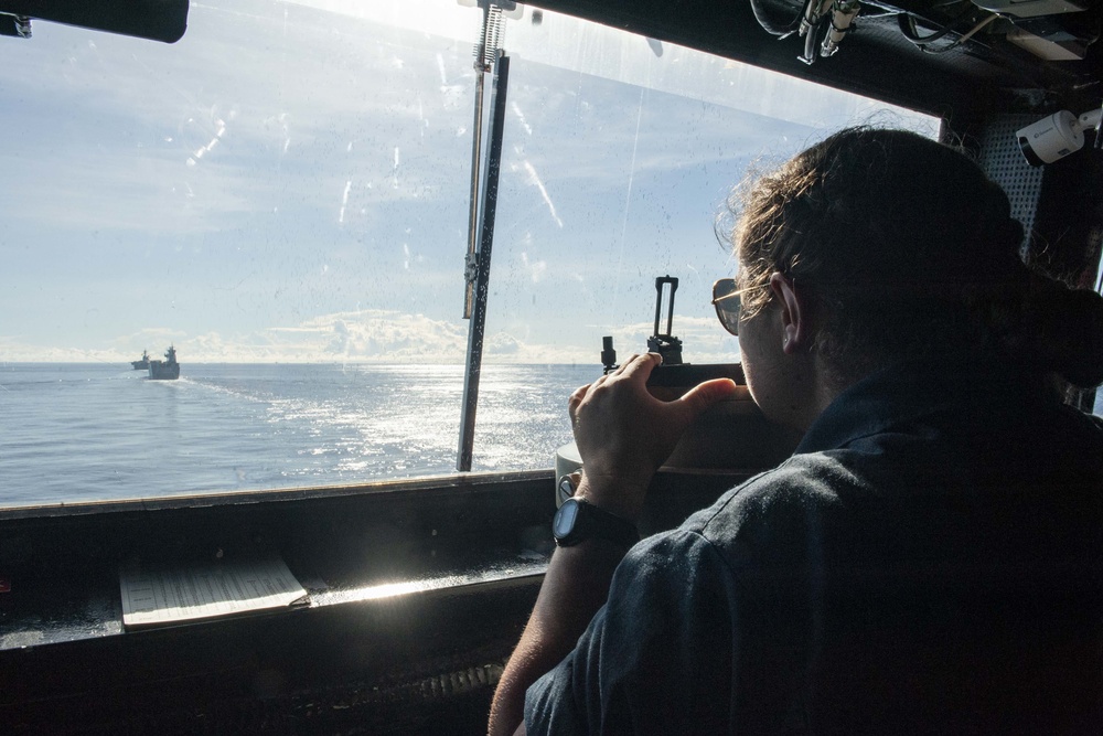 USS New Orleans' Bilateral Exercise in the Caroline Basin 2021