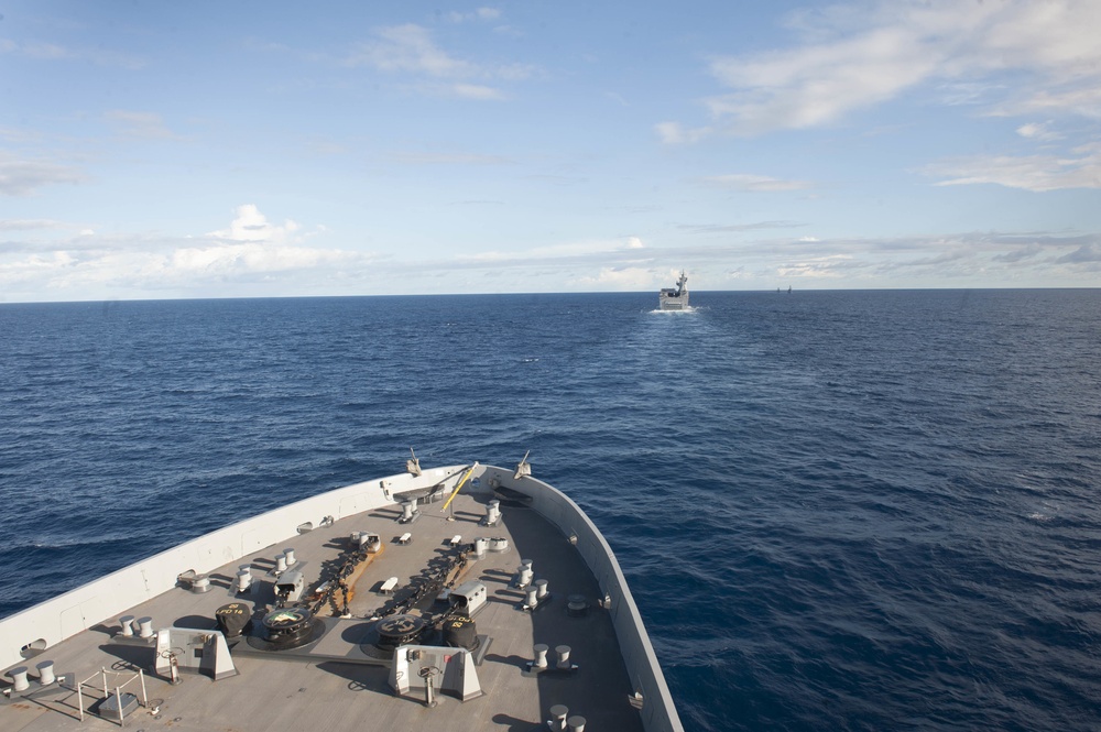 USS New Orleans' Bilateral Exercise in the Caroline Basin 2021