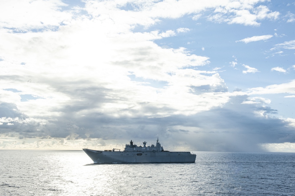 USS New Orleans' Bilateral Exercise in the Caroline Basin 2021