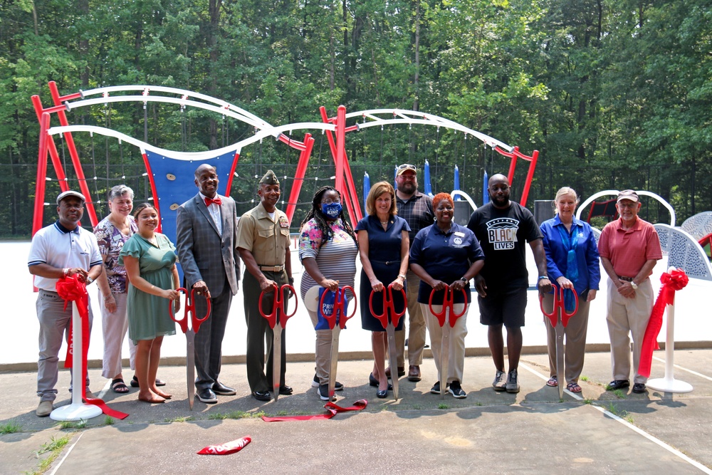 Warrior Challenge Course Grand Opening at Locust Shade Park