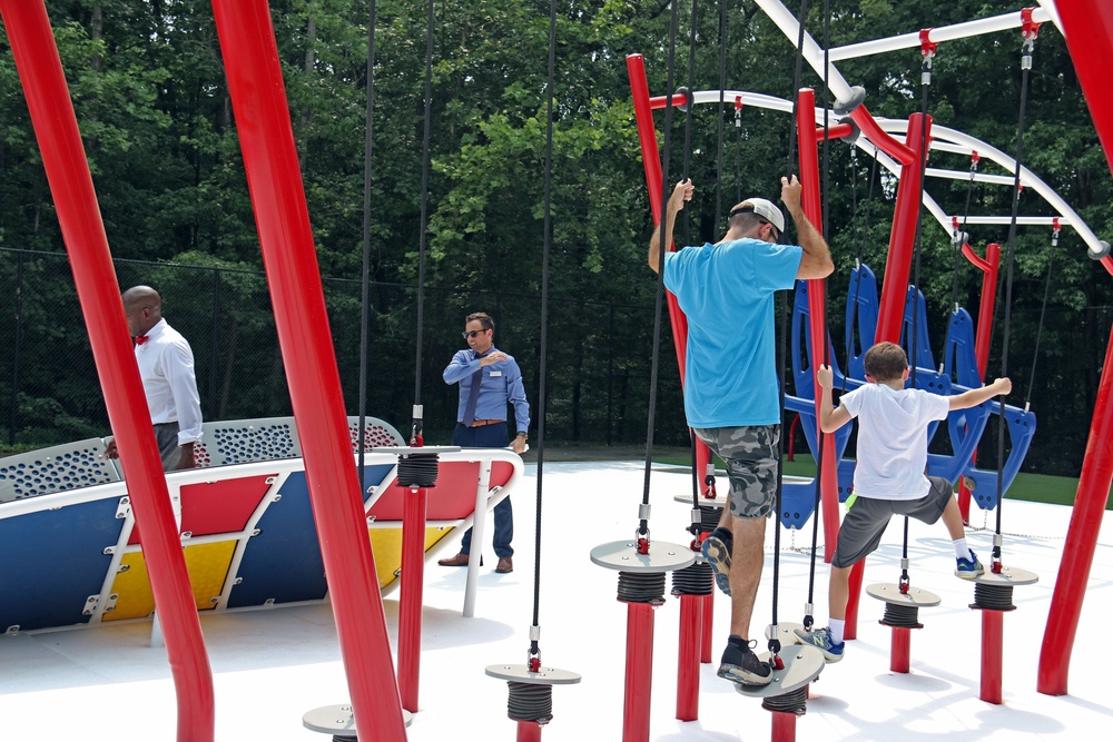 Warrior Challenge Course Grand Opening at Locust Shade Park