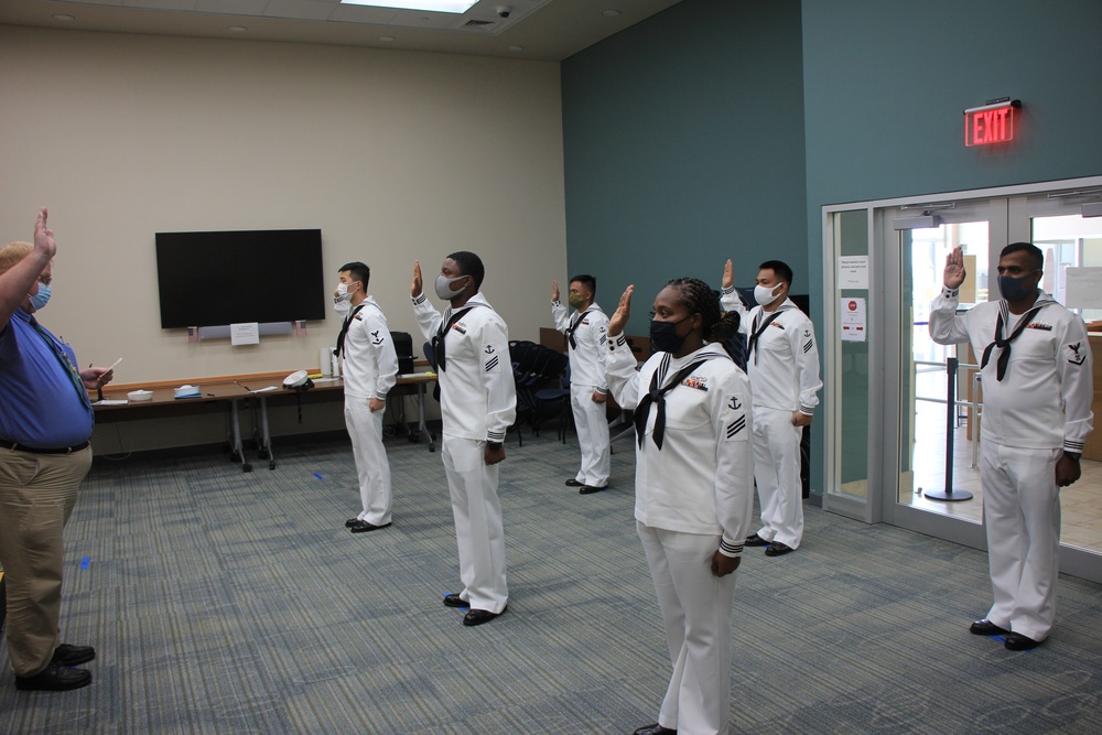 USS New Orleans Sailors Gain Citizenship in Guam in 2021