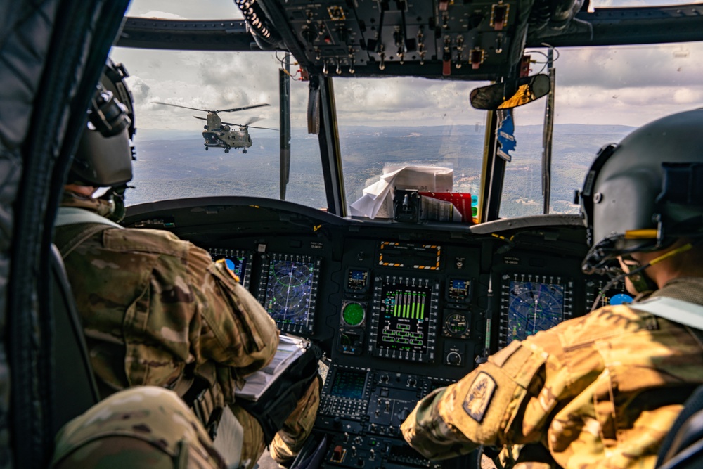 Flying in formation: 12th CAB provides humanitarian aid