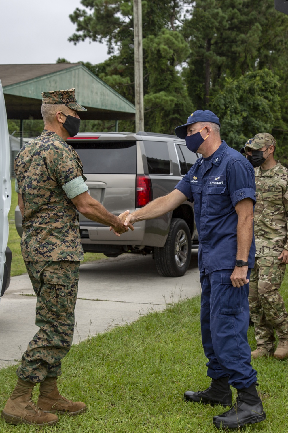 Brig. Gen. Andrew M. Niebel gets a tour of the Special Missions Training Center