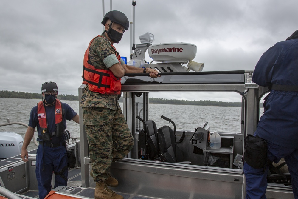 Brig. Gen. Andrew M. Niebel gets a tour of the Special Missions Training Center