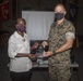 MCAS New River awards Charlie M. Pinchon the Civilian of the Quarter Award