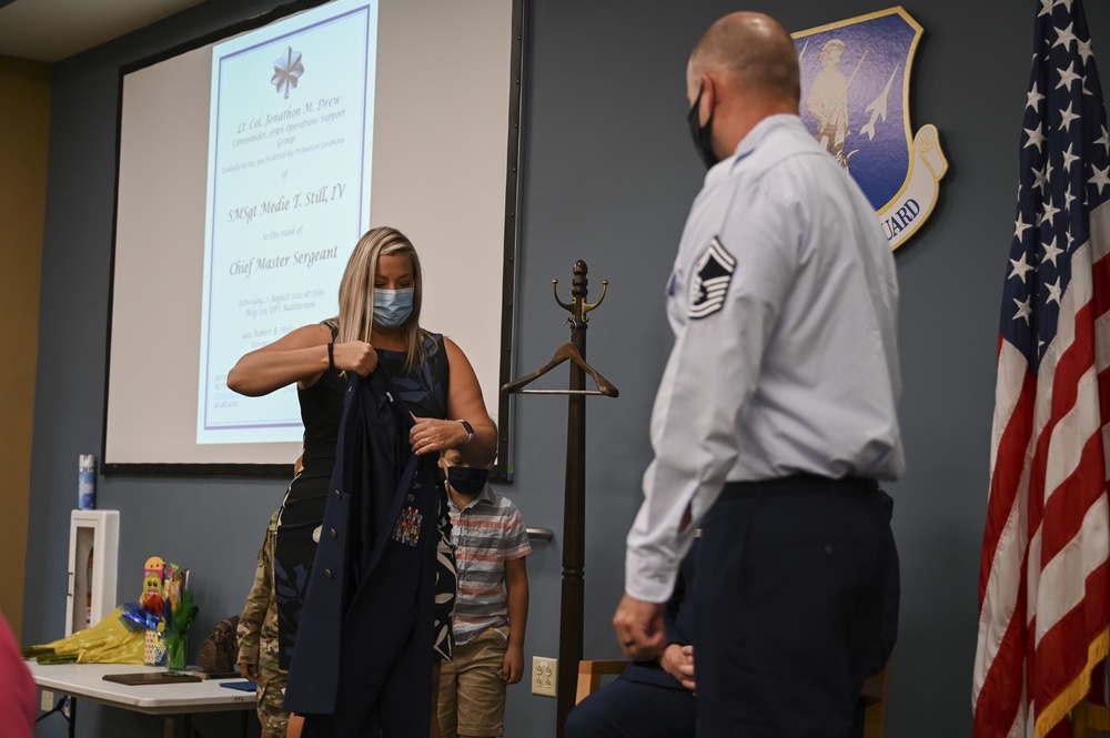 165th AW promotes newest Chief Master Sergeant