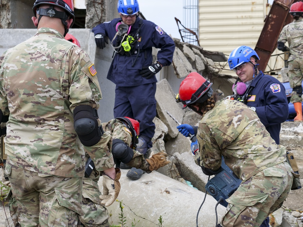 Indiana National Guard holds full-scale disaster response exercise
