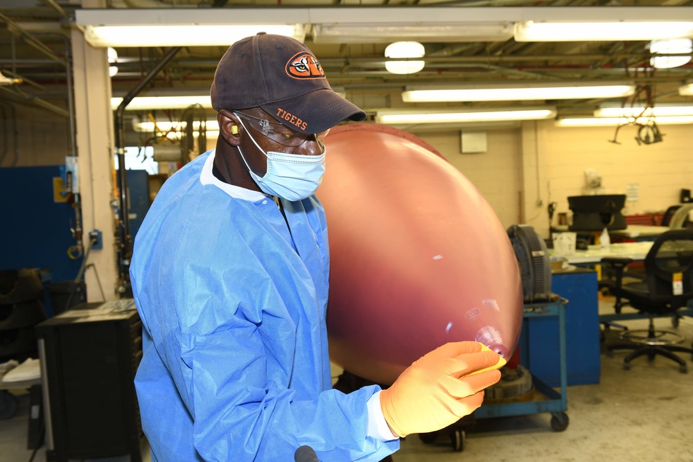 Robins’ Plastic and Composite Shop makes repairs to aircraft for sustainment mission