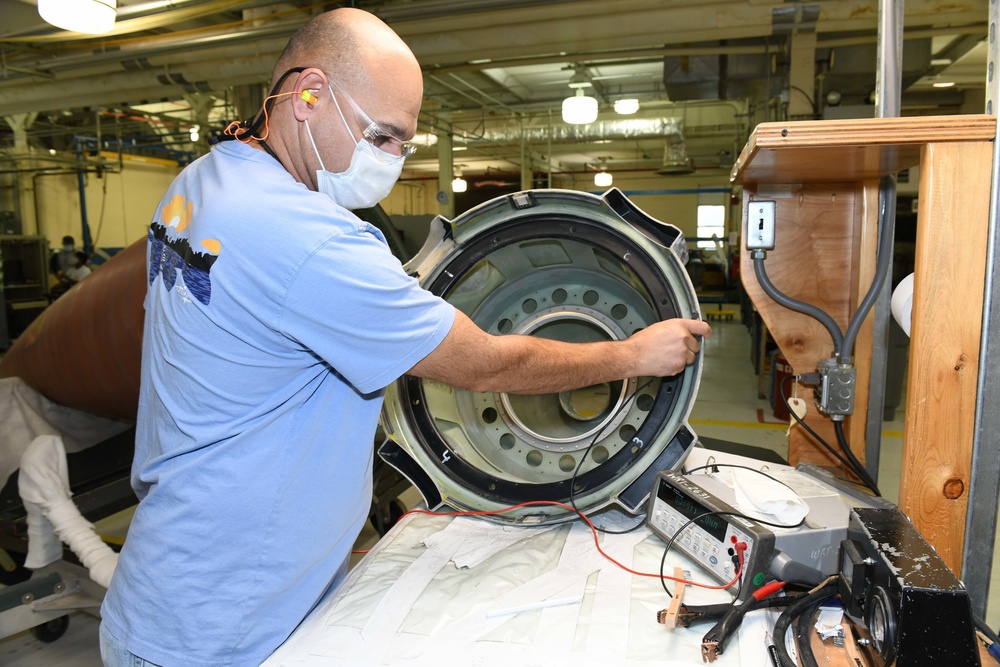 Robins’ Plastic and Composite Shop makes repairs to aircraft for sustainment mission