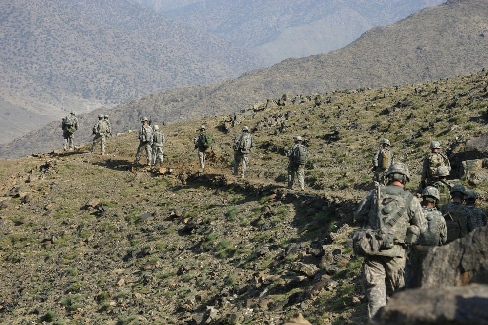 Patrolling the Afghan goat path