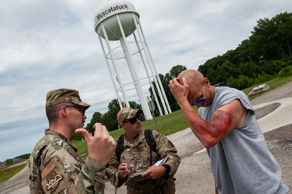 Chaplain, religious affairs Airman support domestic response exercise