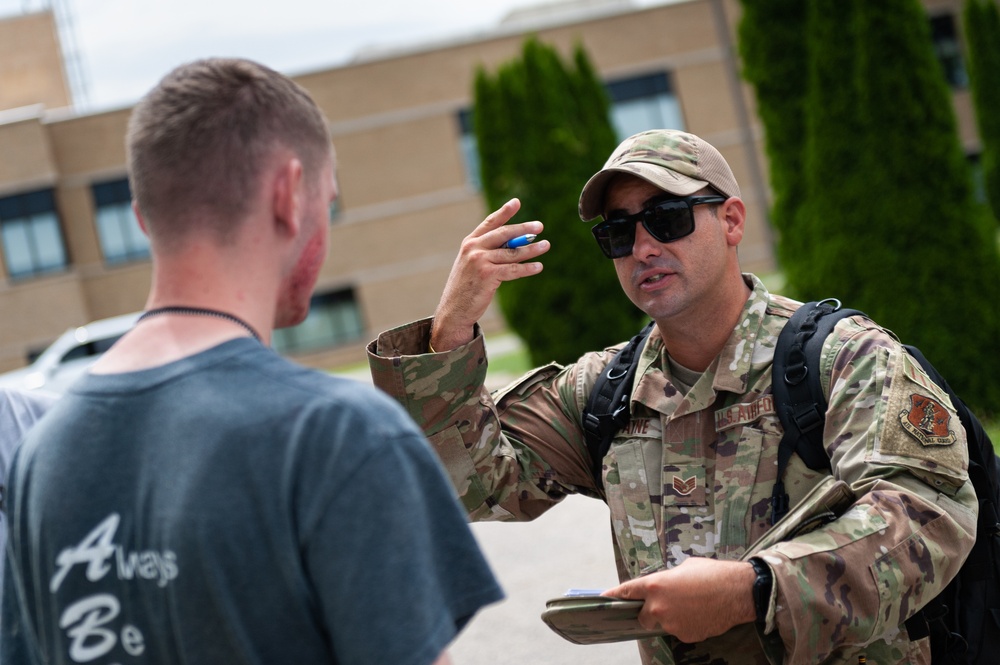 Chaplain, religious affairs Airman support domestic response exercise