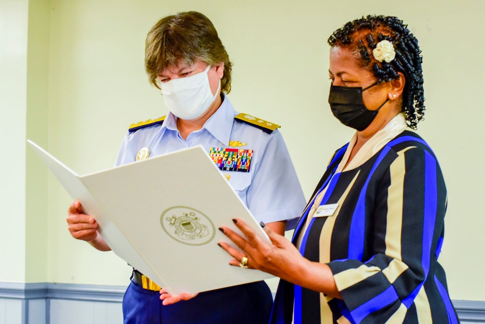 Elizabeth City, N.C. receives recertification as a Coast Guard City on service’s birthday