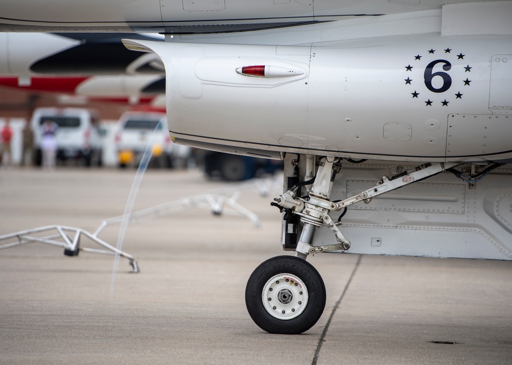 Thunderbirds roar over Michigan