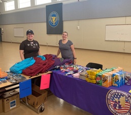 Family Program volunteers provide school supplies