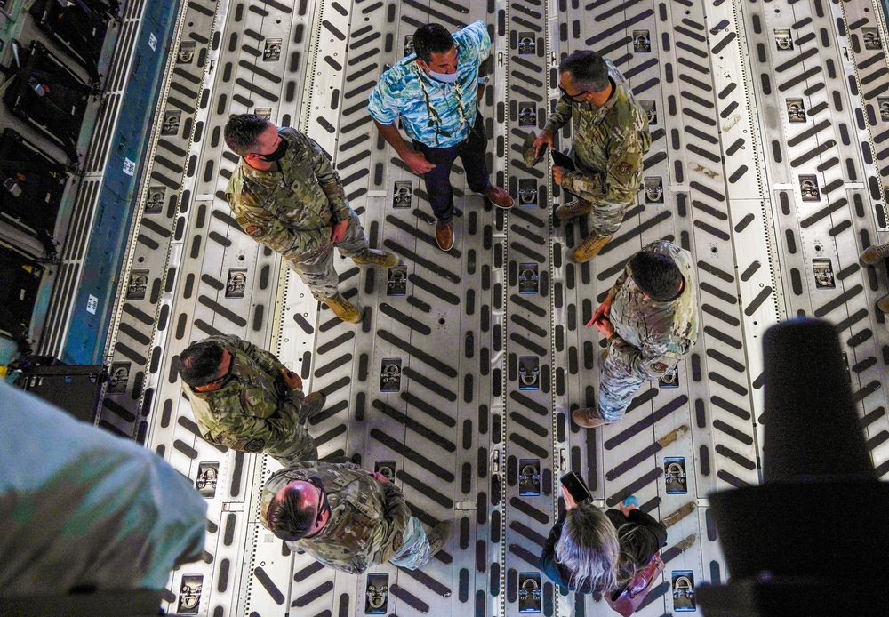 Congressman Kaiali’i Kahele visits 15th Wing