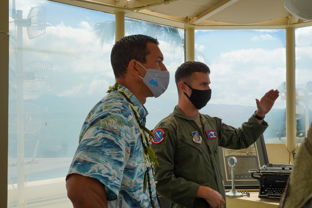 Congressman Kaiali’i Kahele visits 15th Wing