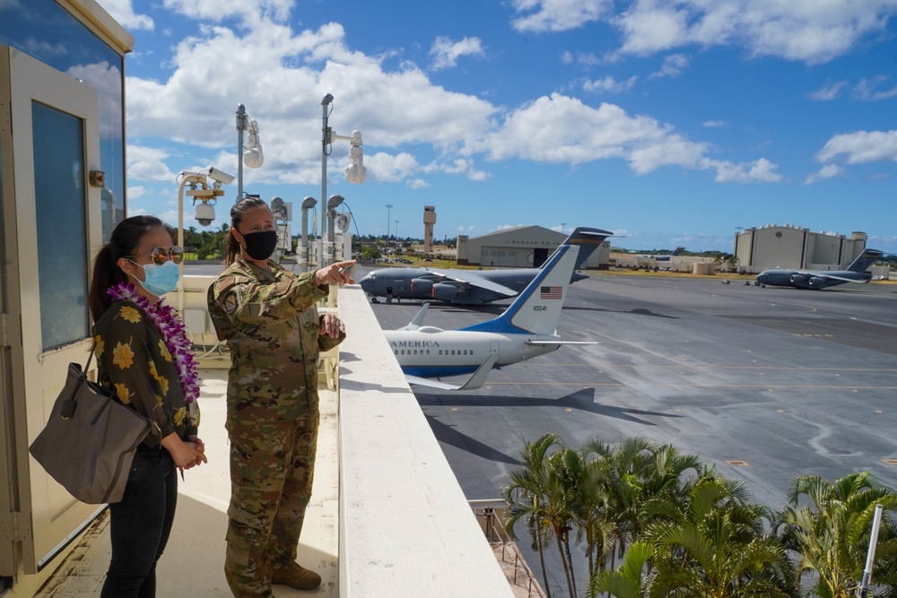 Congressman Kaiali’i Kahele visits 15th Wing
