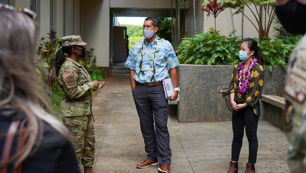Congressman Kaiali’i Kahele visits 15th Wing