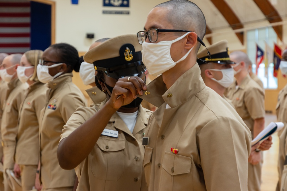 210810-N-NO485-055 NEWPORT, R.I. (Aug. 10, 2021) Sixth Week Khaki Inspection class 17-21