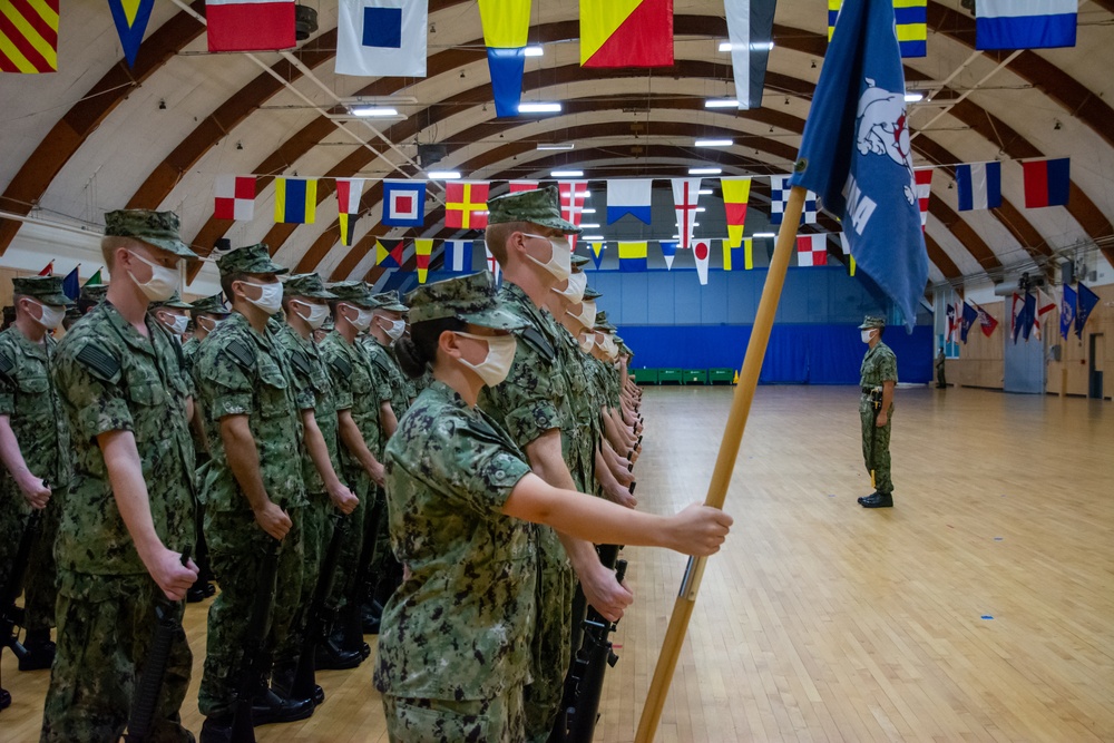 210805-N-NO485-003 NEWPORT, R.I. (Aug. 5, 2021) Drill Competition OCS class 17-21