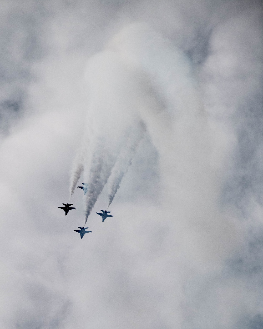 Thunderbirds Practice before Day One of Thunder over Michigan