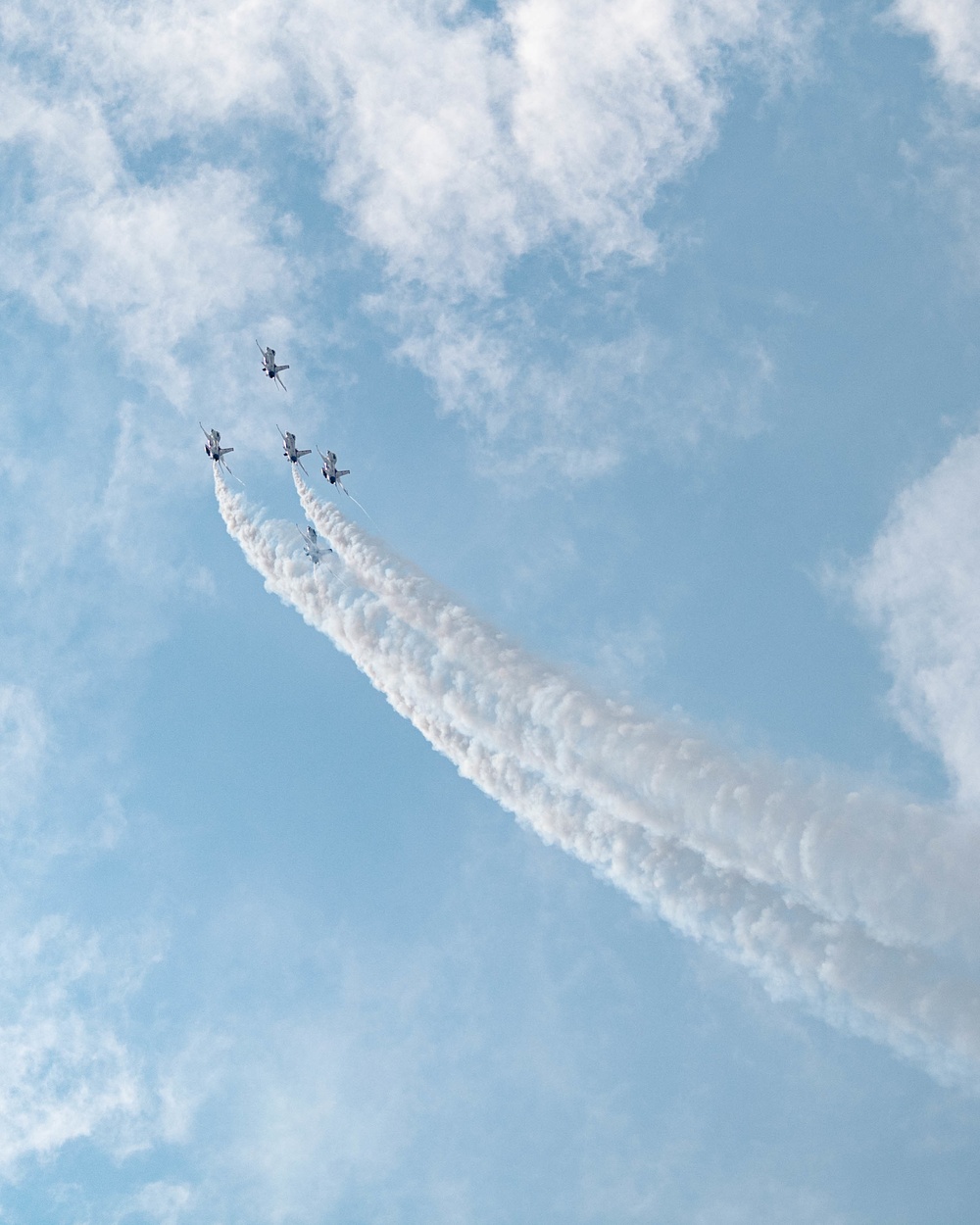 Thunderbirds Practice before Day One of Thunder over Michigan