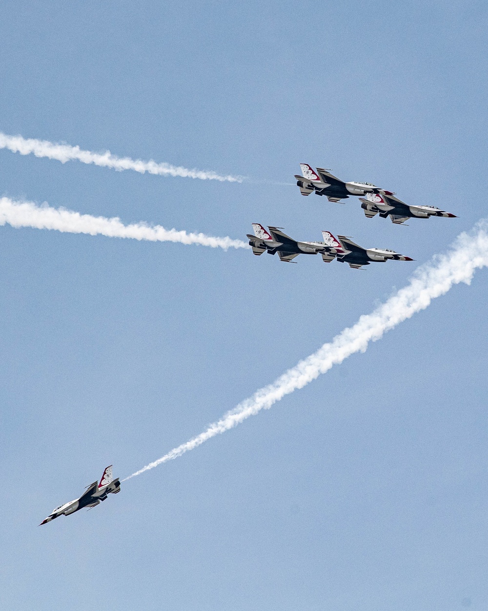 Thunderbirds Practice before Day One of Thunder over Michigan