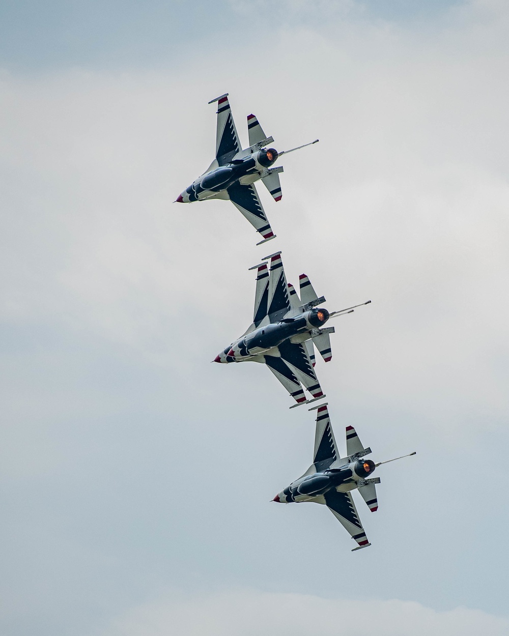 Thunderbirds Practice before Day One of Thunder over Michigan