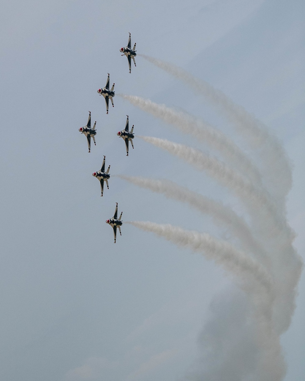 Thunderbirds Practice before Day One of Thunder over Michigan