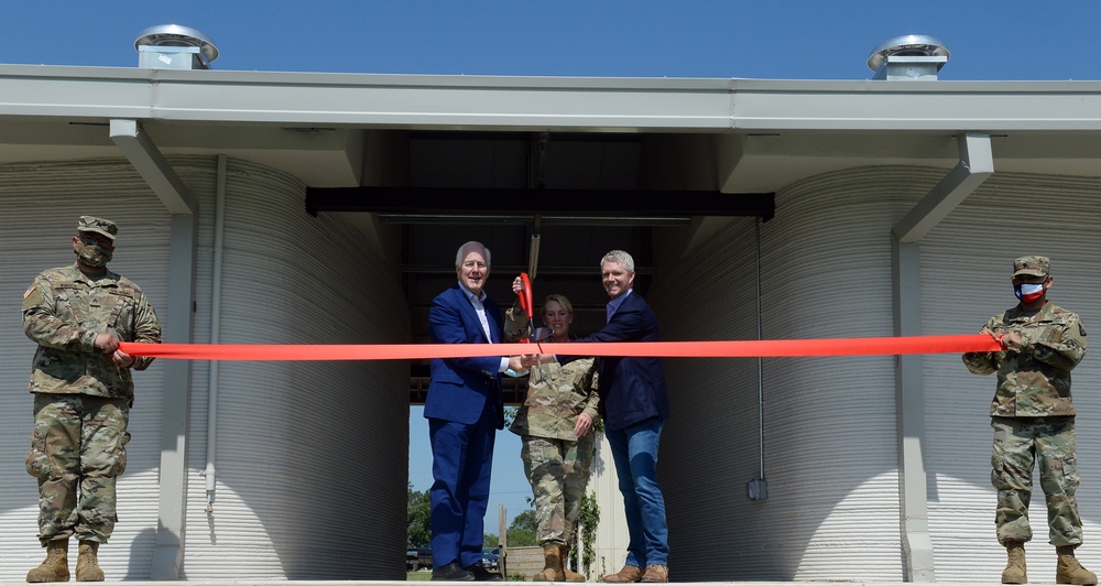Texas Military Department collaborates on largest innovative 3D training barracks