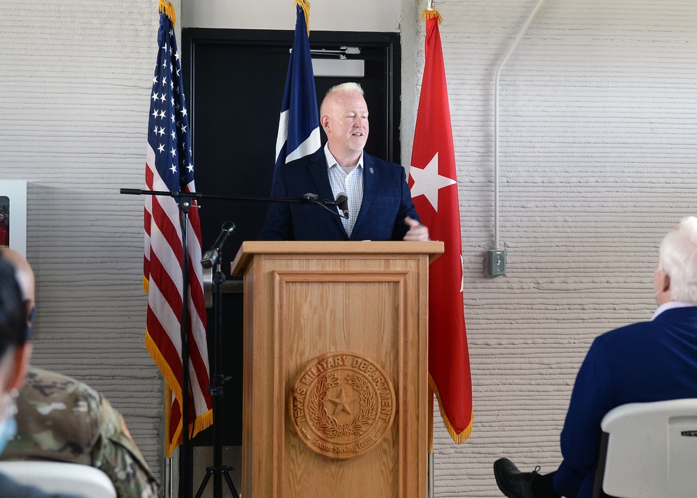 Texas Military Department collaborates on largest innovative 3D training barracks