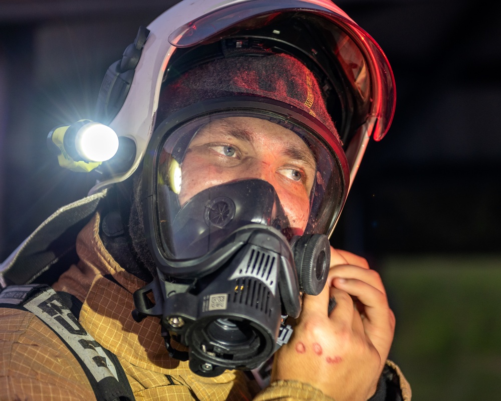 Dvids Images Us Latvian Estonian Firefighters Respond To Simulated Aircraft Fire At