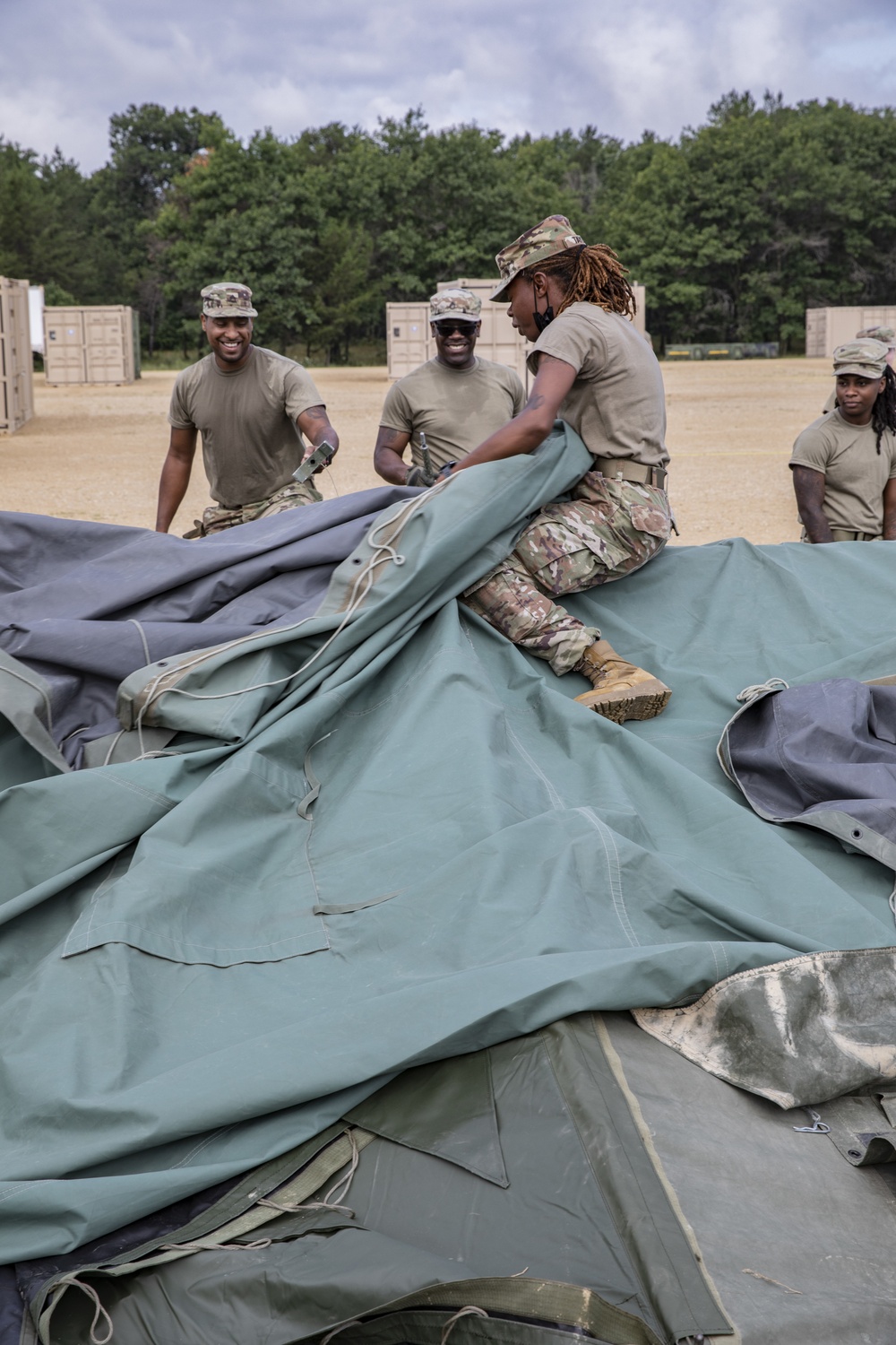 Setting up a Field Hospital