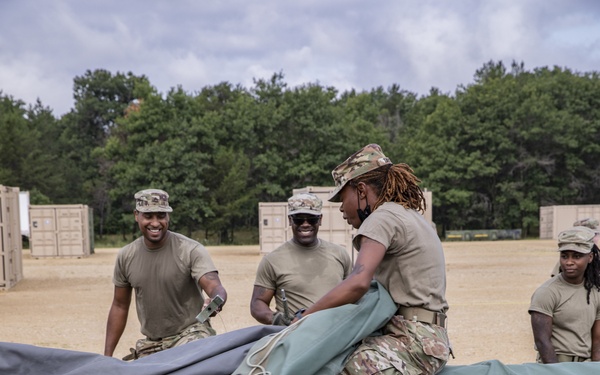 Setting up a Field Hospital