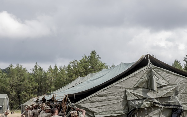 Setting up a Field Hospital