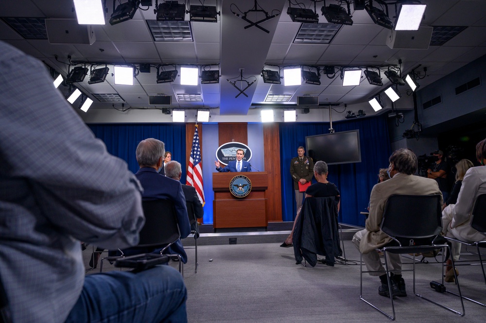 Pentagon Officials Hold Press Briefing on Afghanistan