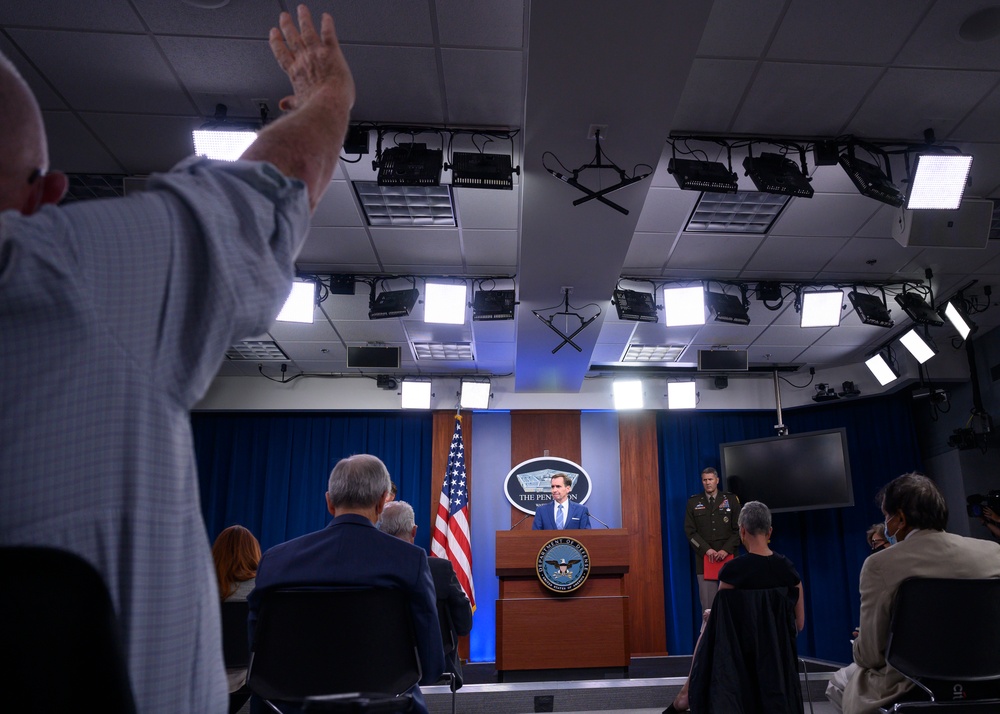 Pentagon Officials Hold Press Briefing on Afghanistan