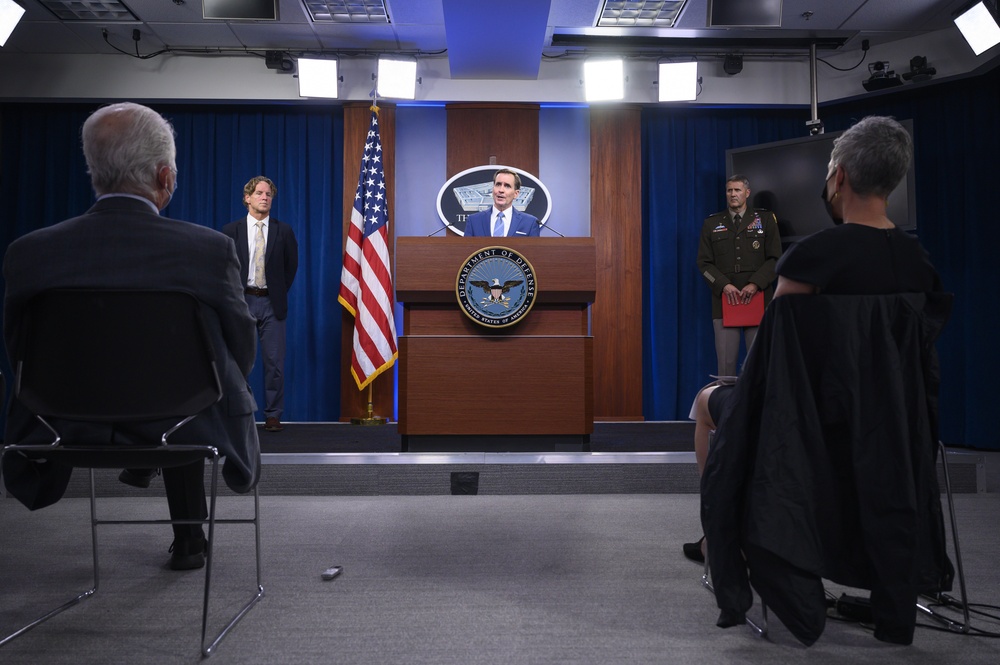 Pentagon Officials Hold Press Briefing on Afghanistan