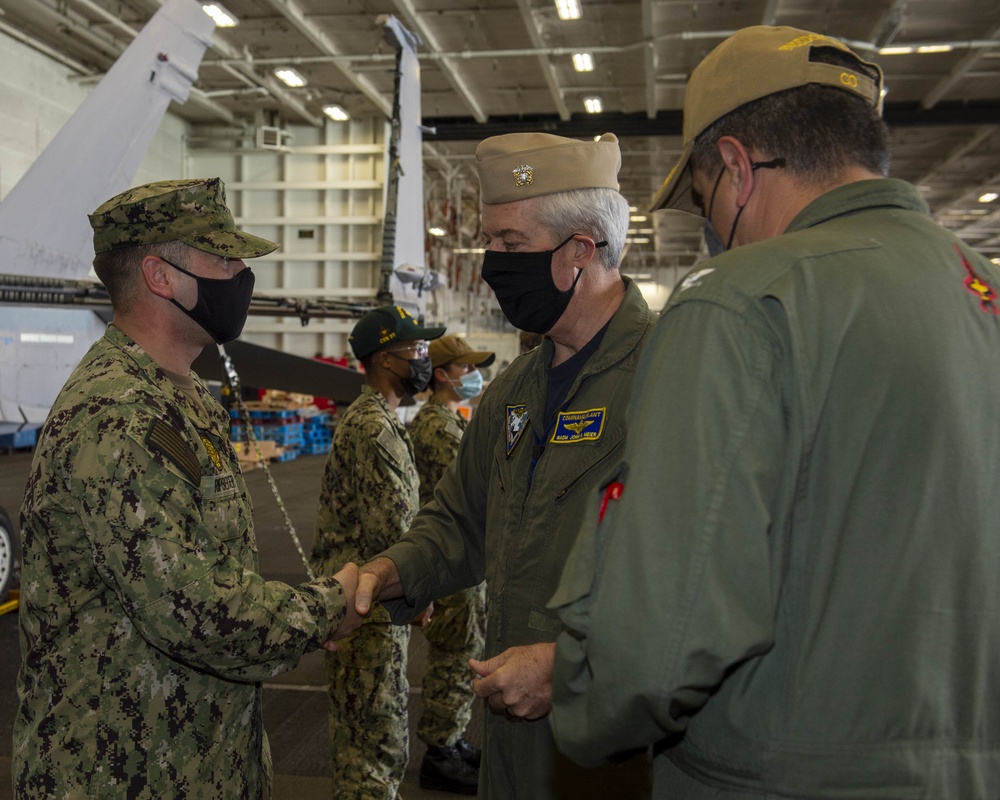 RADM Meier Visits GHWB