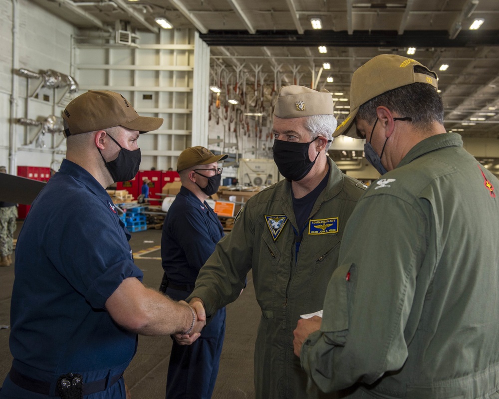 RADM Meier Visits GHWB