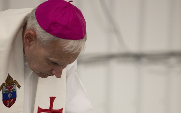 Bishop holds Mass at Fort McCoy for the Feast of Assumption