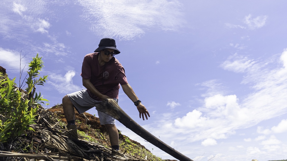 Task Force Koa Moana 21 Reforestation in Ngardmau