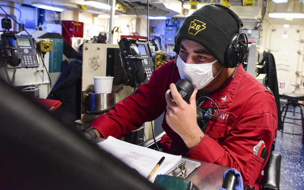 USS John P. Murtha (LPD 26) Command Control Station