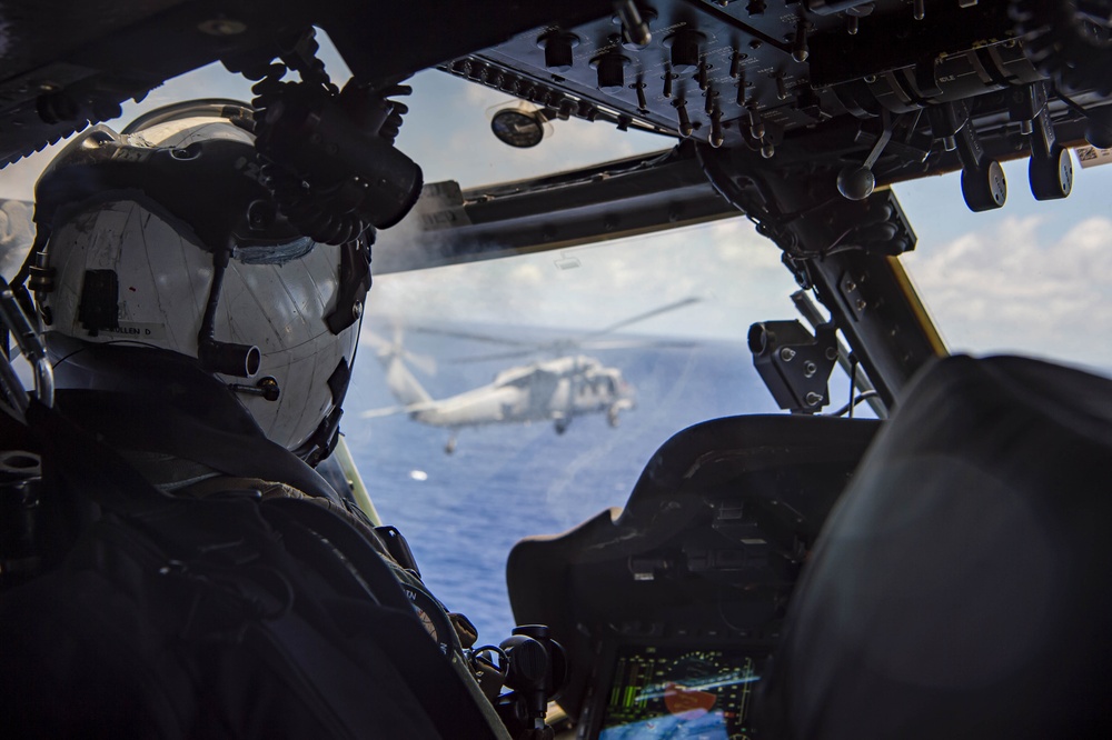 Helicopter Sea Combat Squadron (HSC) 4 Conducts Flight Operations