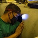 USS Carl Vinson (CVN 70) Sailor Conducts Maintenance